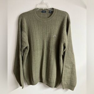 Izod Men’s Classic Pullover Sweater, XL, Grayish-Brown